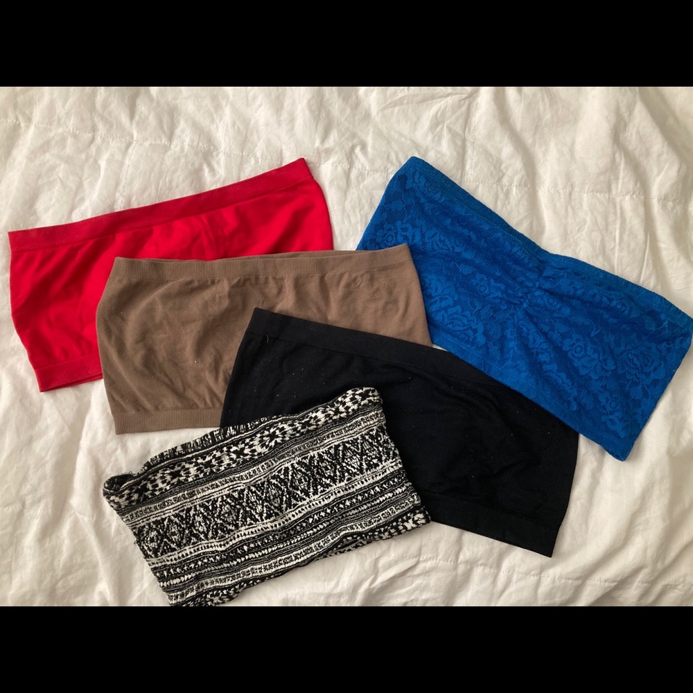 Bandeau bundle $5ea/$20all tribal print